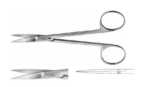 НОЖИЦІ ДЛЯ ШОВН. МАТ. ПРЯМ. Г/Г 130MM